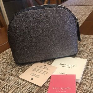 Kate Spade small dome cosmetic bag